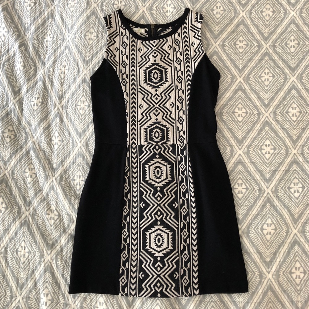 Anthropologie B&W mini dress by Porridge